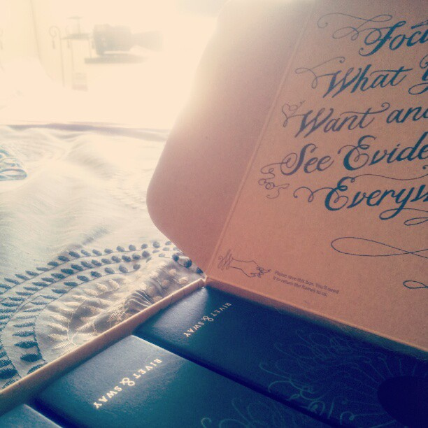 Look what came in the mail yesterday, @jennyonthespot @rivetandsway